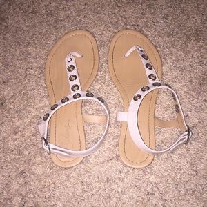 nude sandals